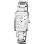 Relógio Guess Feminino Retangular com Pedras 