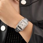 Relógio Guess Feminino Retangular com Pedras 