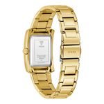 Relógio Guess Feminino Retangular Dourado com Pedras