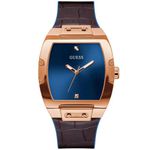 Relógio Guess Masculino Rosé Pulseira de Couro