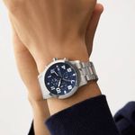 Relógio Guess Masculino Cronógrafo Mostrador Azul