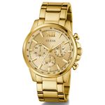 Relógio Guess Masculino Multifunção Dourado