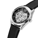Relógio Guess Masculino Multifunção com Couro Preto