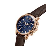 Relógio Guess Masculino Multifunção Couro Marrom