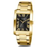 Relógio Guess Masculino Retangular Dourado GW0896G2