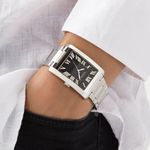 Relógio Guess Masculino Retangular Mostrado Preto