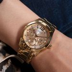 Relógio Guess Feminino Multifunção Dourado