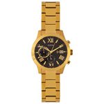 Relógio Guess Aço Dourado Multifunção