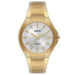 Relógio Orient Masculino Eternal Dourado Mostrador Prata