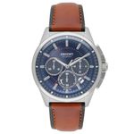 Relógio Orient Masculino Vintage Couro Solartech 