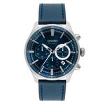 Relógio Orient Masculino Cronógrafo Pulseira de Couro MBSCC051
