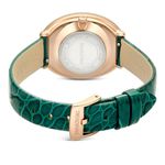 Relógio Swarovski Feminino Imbar Pulseira Couro Verde