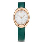 Relógio Swarovski Feminino Imbar Pulseira Couro Verde