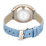 Relógio Swarovski Feminino Imbar Pulseira Couro Azul