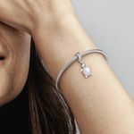Charm Pandora Pendente Tartaruga Marinha Rosa