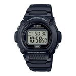 Relógio Casio Illuminator Digital Preto W-219H-1AVDF