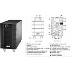Nobreak NHS Prime Senoidal (GIII 3200VA C/8 Baterias 9Ah/12V-Bivolt/220V/FP=0,9)