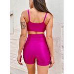 Conjunto Fitness Reeb Fúcsia