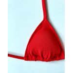 Biquini Cortininha Gisela Vermelho