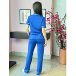 PIJAMA CALÇA AMERICANO LONGO MANGA CURTA AZUL ROYAL