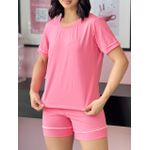 PIJAMA CURTO CORAL