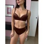 BIQUINI TOP ARO MARROM