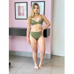 BIQUINI TOP ARO VERDE MILITAR 
