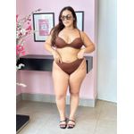 BIQUINI TOP ARO MARROM