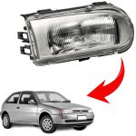 FAROL GOL 1995 A 1999 CROMADO ENCAIXE ARTEB - DIREITO 