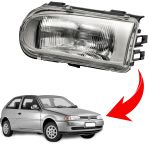 FAROL GOL 1995 A 1999 CROMADO ENCAIXE ARTEB - ESQUERDO