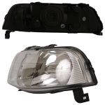 FAROL GOL G3 2000 A 2005 FOCO SIMPLES CROMADO ZN - ESQUERDO 