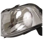 FAROL GOL G3 2000 A 2005 FOCO SIMPLES CROMADO ZN - ESQUERDO 