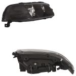 FAROL GOL G3 2000 A 2005 MASCARA NEGRA FOCO DUPLO ZN - DIREITO