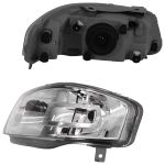 FAROL GOL G4 2006 A 2014 FOCO SIMPLES CROMADO ZN - ESQUERDO