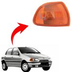 Lanterna Dianteira do Palio até 2000 - Cor Âmbar - Lado Direito