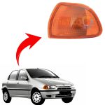 Lanterna Dianteira do Palio até 2000 - Cor Âmbar - Lado Esquerdo