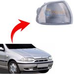 Lanterna Dianteira do Palio até 2000 - Cor Cristal - Lado Direito