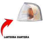 Lanterna Dianteira do Santana 1998 a 2006 - Cor Cristal - Lado Esquerdo