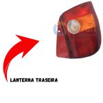 Lanterna Traseira do 1996 a 2000 Lado Direito Tricolor