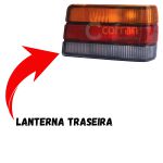 Lanterna Traseira do Chevette 87 a 93 Lado Esquerdo Fumê
