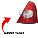 Lanterna Traseira do Clio Hatch 03 a 12 Lado Direito Bicolor