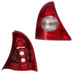 Lanterna Traseira do Clio Hatch 03 a 12 Lado Esquerdo Bicolor