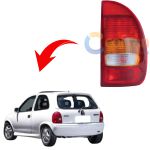 Lanterna Traseira do Corsa 95 a 99 Tricolor Direita 4 portas