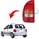 Lanterna Traseira do Corsa 95 a 99 Tricolor Esquerda 4 portas