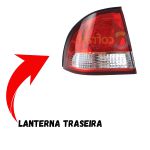 Lanterna Traseira do Corsa Classic 11 a 16 Lado Esquerdo canto