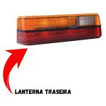 Lanterna Traseira do Del Rey 85 a 91 Lado Esquerdo Tricolor