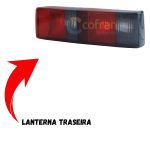 Lanterna Traseira do Escort 87 a 96 Lado Direito Fumê