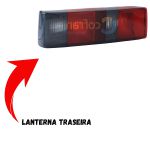 Lanterna Traseira do Escort 87 a 96 Lado Esquerdo Fumê