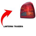 Lanterna Traseira do Gol 1995 a 2005 Lado Direito Tricolor