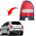 Lanterna Traseira do Gol G3 00 A 05 Lado Esquerdo Bicolor
